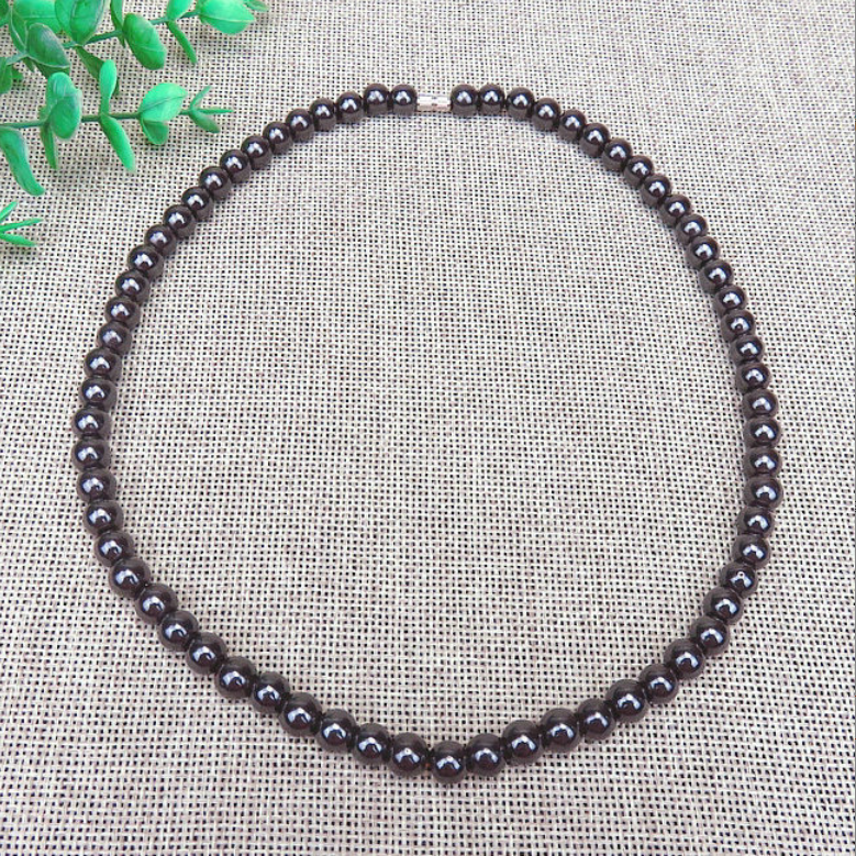 Perfect Beads™ Obsidian Magnetic Necklace 黑曜石磁项链 - JoonaCare.Shop
